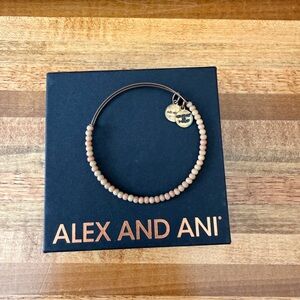 Alex and Ani Wood Beaded Bracelet